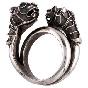 Gucci Double Tiger Head Ring